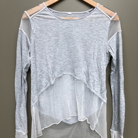 ALO Yoga Tops - Alo Smoke Long Sleeve Top - Size S